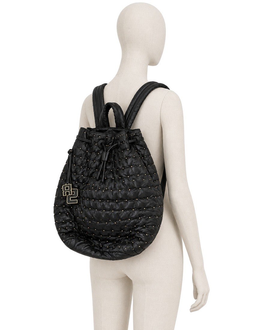 Sonia Rykiel black backpack on a mannequin